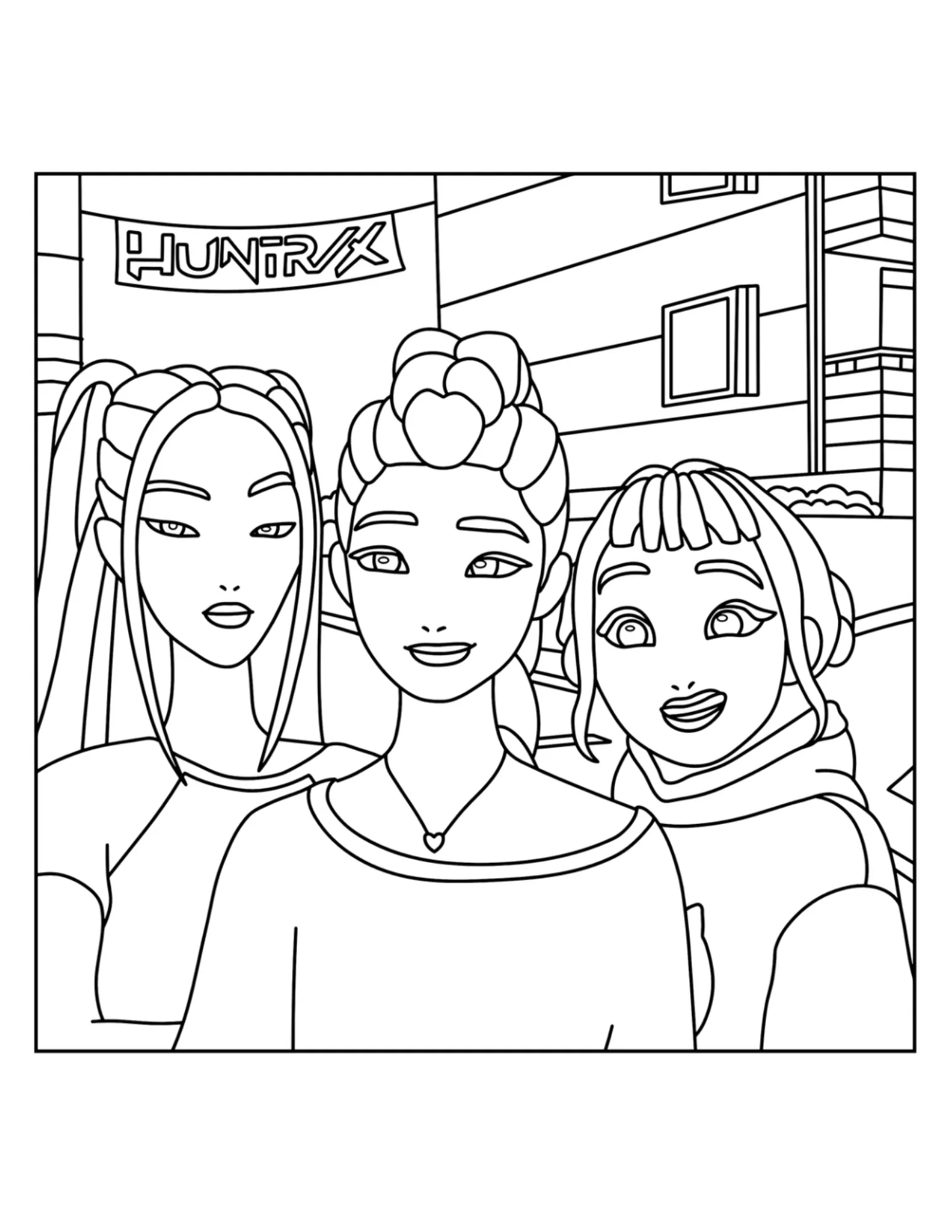 Cozy-style Mira, Rumi, and Zoey Free Printable