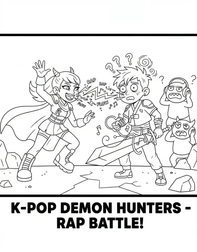 Kpop Demon hunters Jinu and Zoey Comedic Teasing Moment