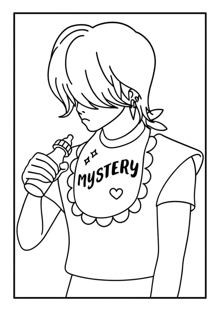 Mystery Saja Hot Sauce Challenge Coloring Page (Free Printable)