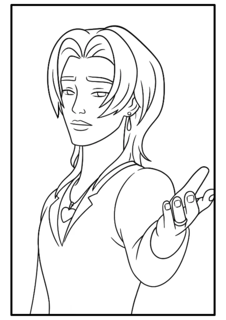 Romance on Soda Pop Stage Coloring Sheet (Free Printable)