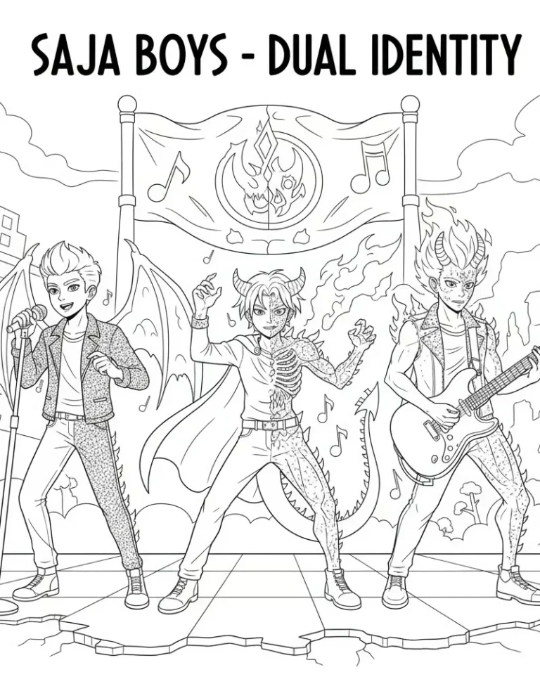 Saja Boys Mid-Performance Demon Transformation