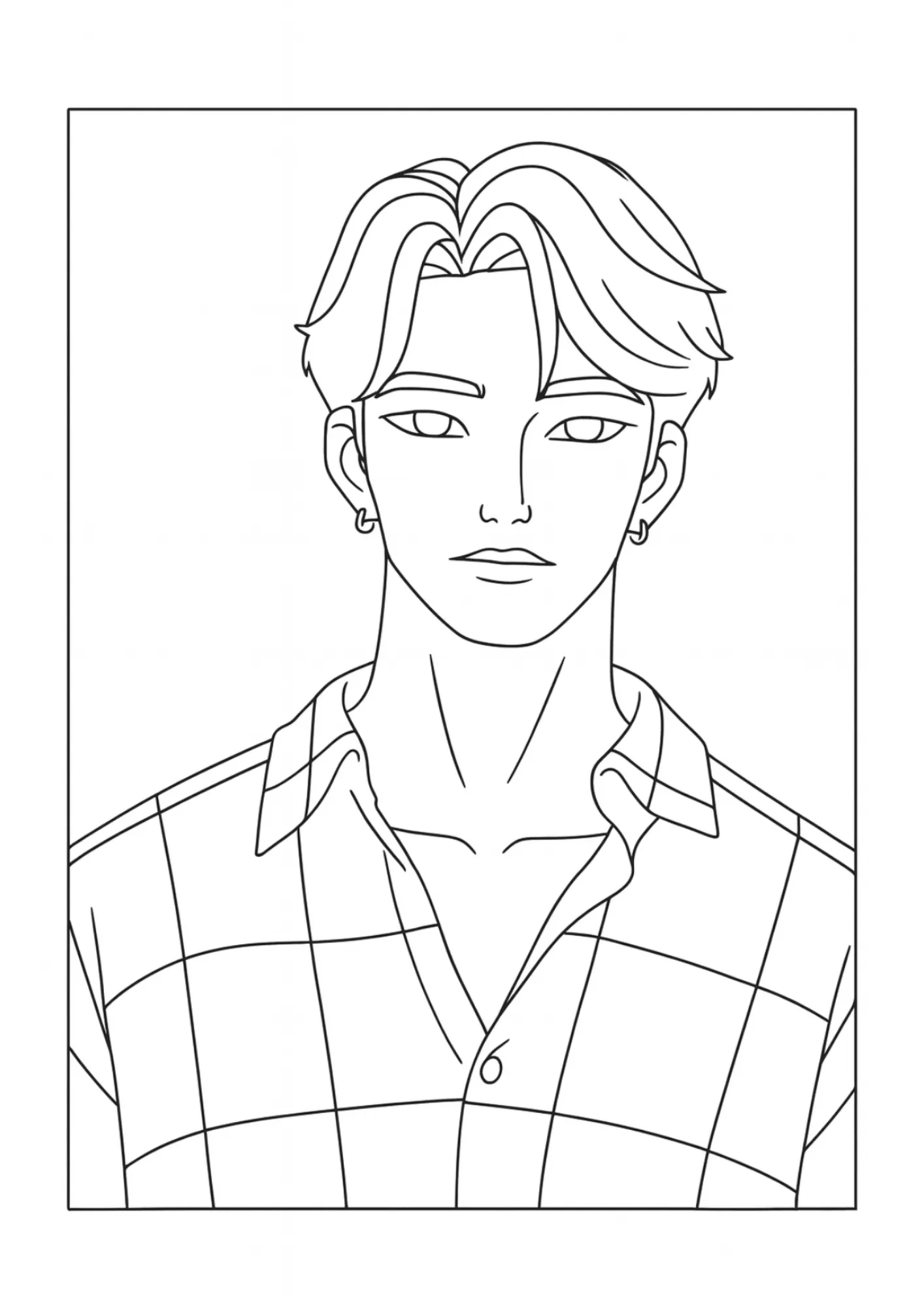 The Moment Rumi Was First Attracted to Jinu Coloring Page
